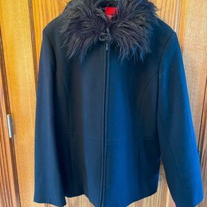 Black New Large Wool Jacket